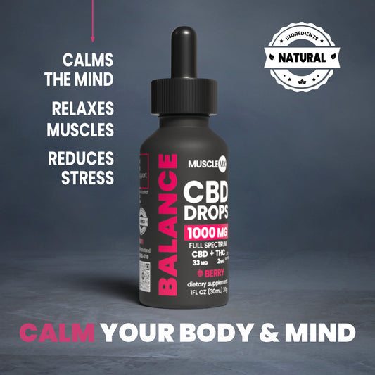 Balance CBD Drops - 1000MG - Berry