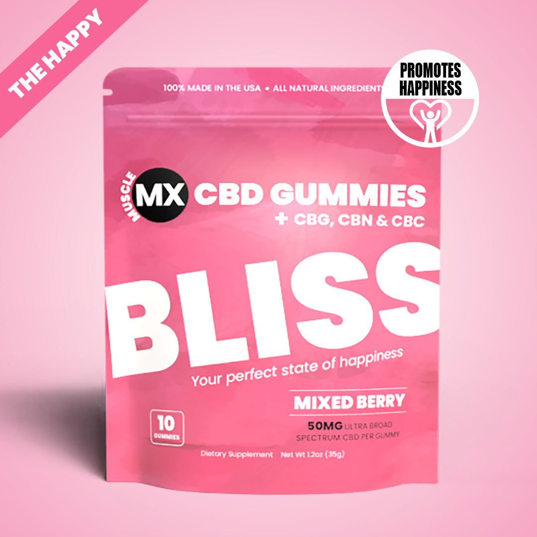 Bliss CBD Gummies 50MG - 10 Count Pouch