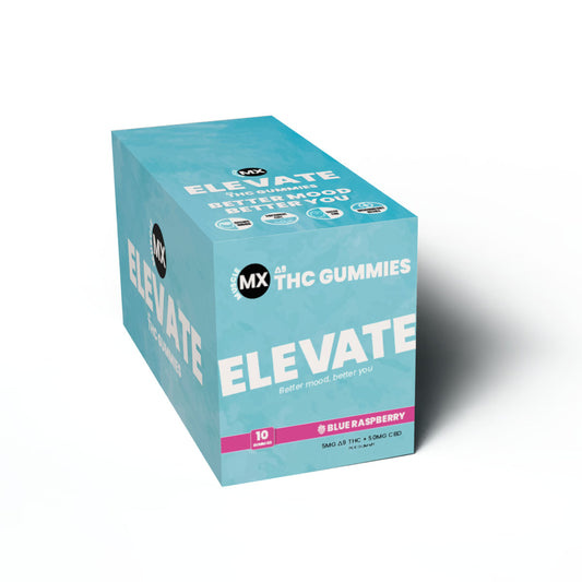 Elevate Delta 9 THC Gummies - 5MG - Blue Raspberry