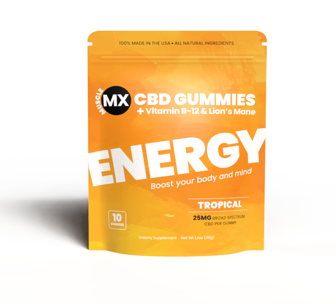 Energy CBD Gummies 25 MG - 10 Count Pouch
