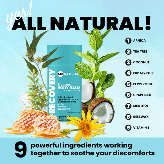 MX Naturals Recovery Cooling Pain Relief Balm