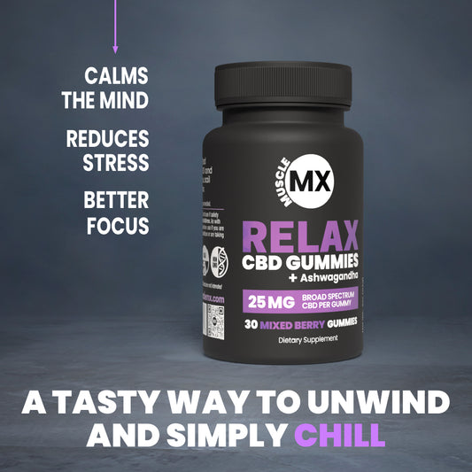Relax CBD Gummies 25 MG - 30 Count Bottle