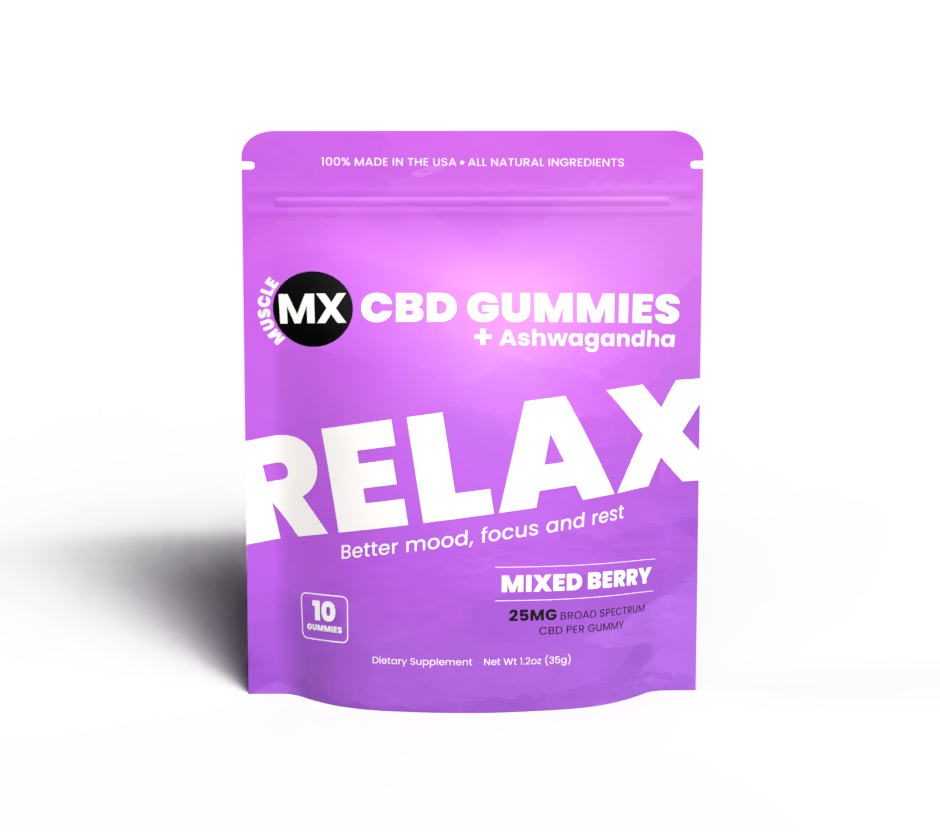Relax CBD Gummies 25 MG - 10 Count Pouch