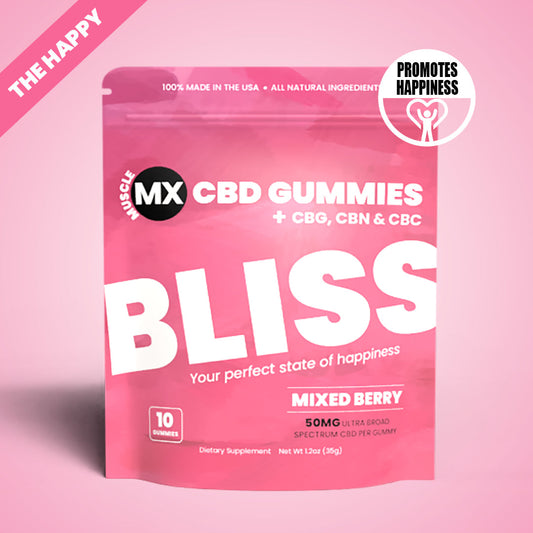 Bliss CBD Gummies 50MG - 10 Count Pouch