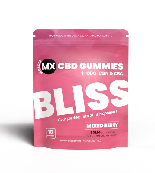 Bliss CBD Gummies 50MG - 10 Count Pouch