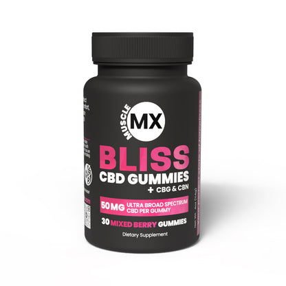 Bliss CBD Gummies 50MG - 30 Count Bottle