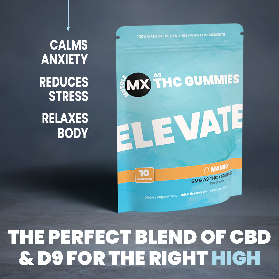Elevate Delta 9 THC Gummies - 5MG - Mango