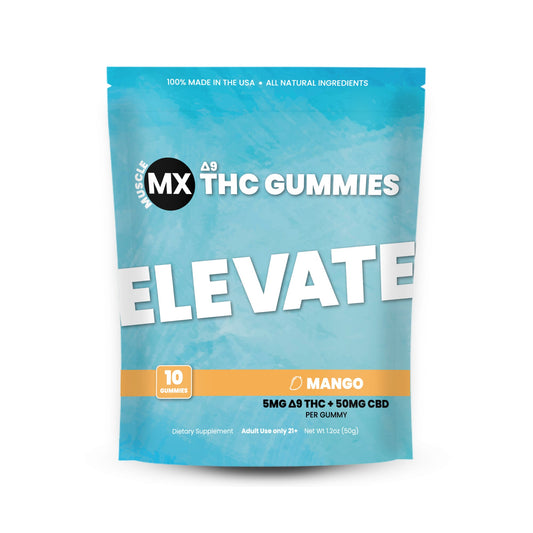 Elevate Delta 9 THC Gummies - 5MG - Mango