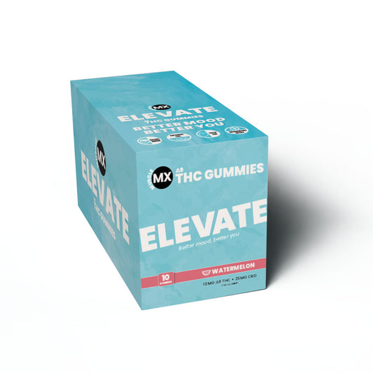 Elevate Delta 9 THC Gummies - 10MG - Watermelon