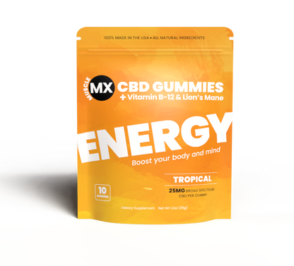 Energy CBD Gummies 25 MG - 10 Count Pouch