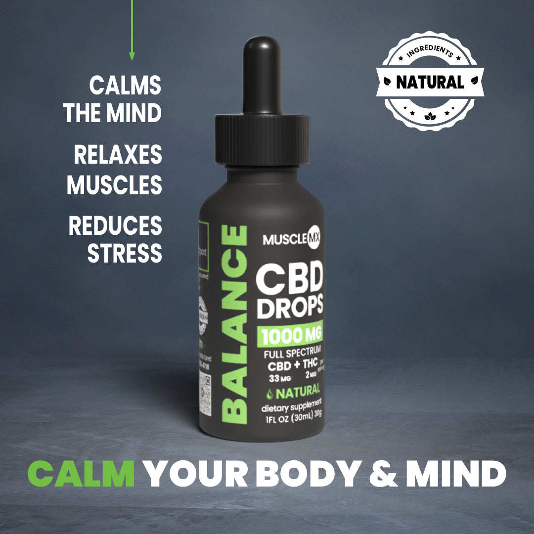 Balance CBD Drops - 1000MG - Natural