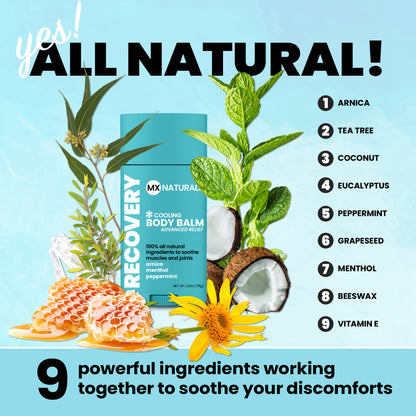 MX Naturals Recovery Cooling Pain Relief Balm