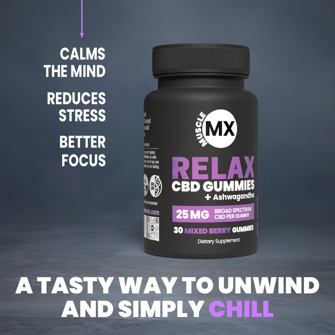 Relax CBD Gummies 25 MG - 30 Count Bottle