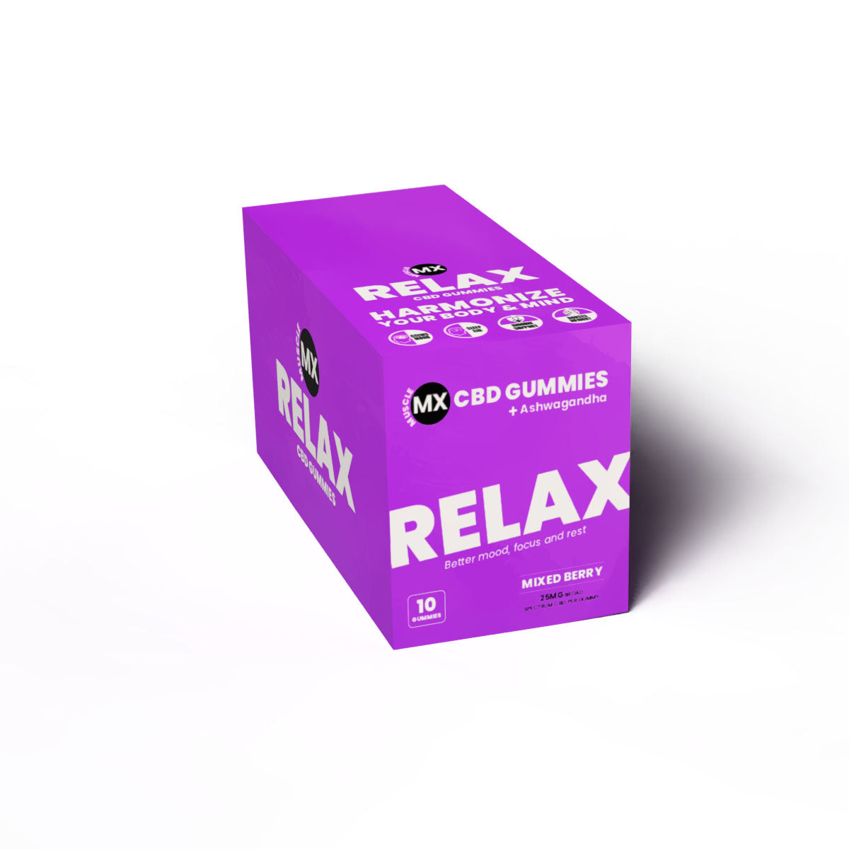 Relax CBD Gummies 25 MG - 10 Count Pouch